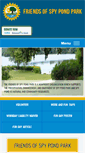 Mobile Screenshot of friendsofspypondpark.org